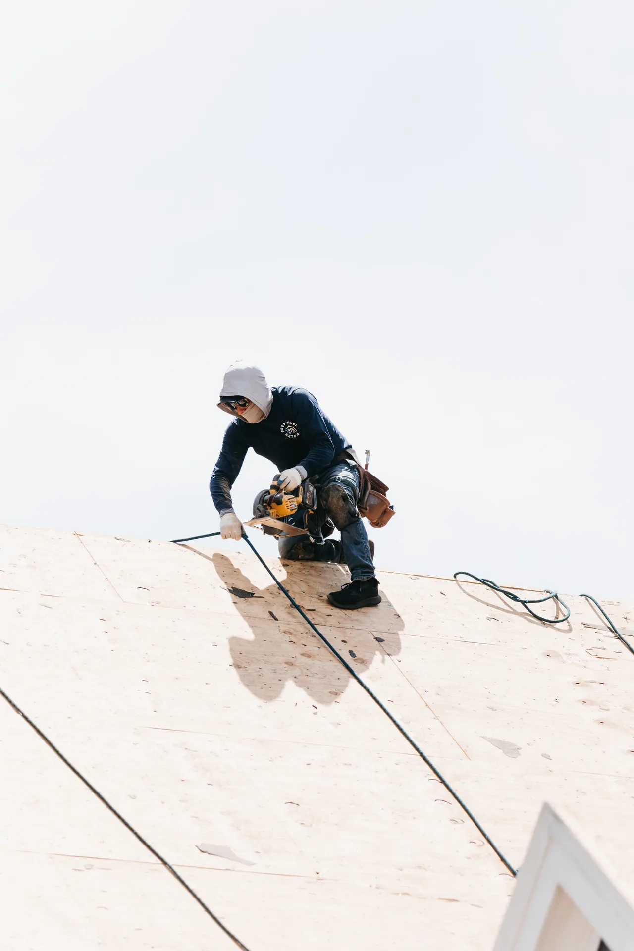 Roof inspection in progress on an Atlanta, GA home identifying repair issues before they worsen