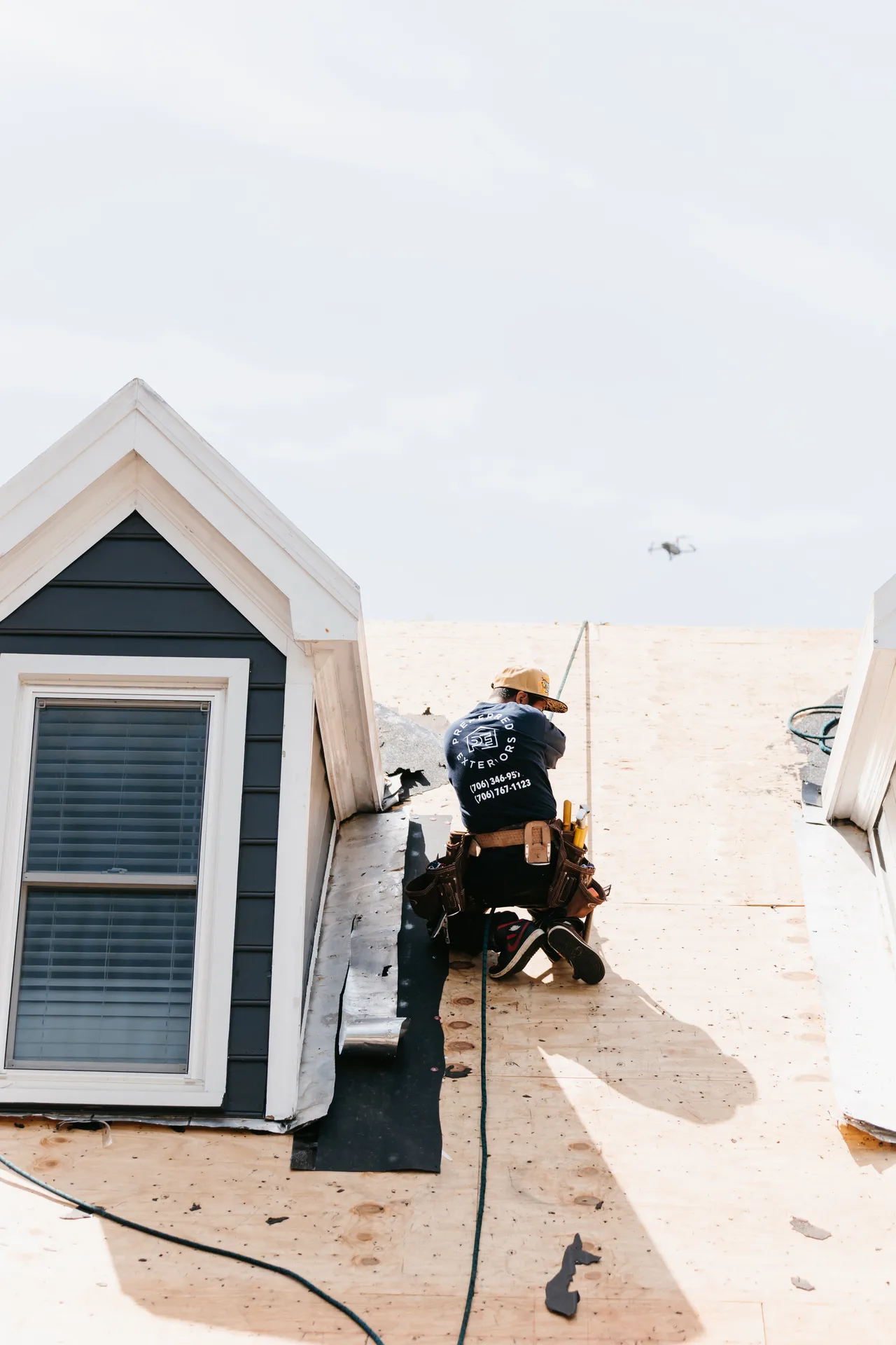 Flashing and sealant inspection around chimneys, vents, and skylights on Atlanta home
